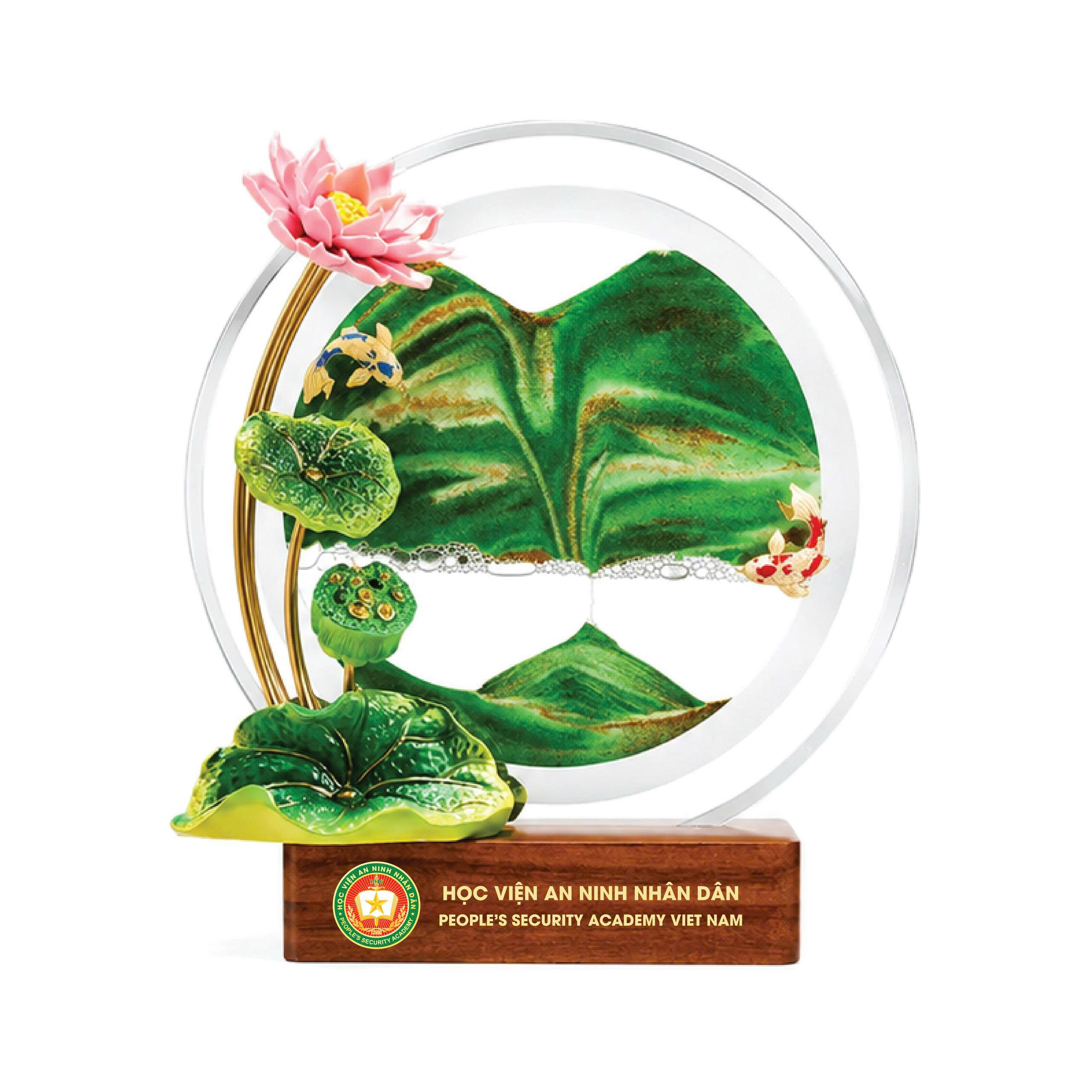 TRANH CÁT HOA SEN "TÂM TRONG NHƯ NGỌC"