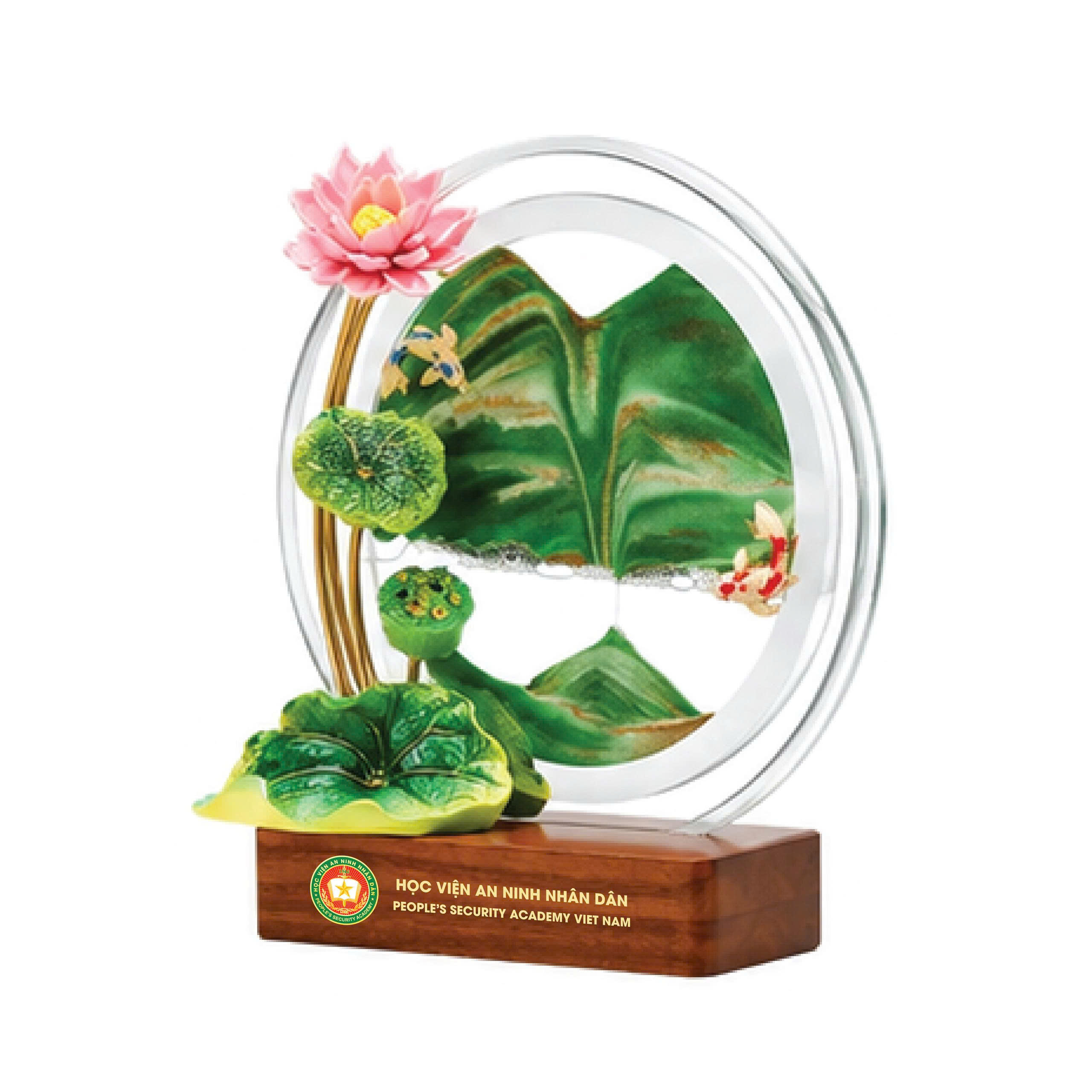 TRANH CÁT HOA SEN "TÂM TRONG NHƯ NGỌC"