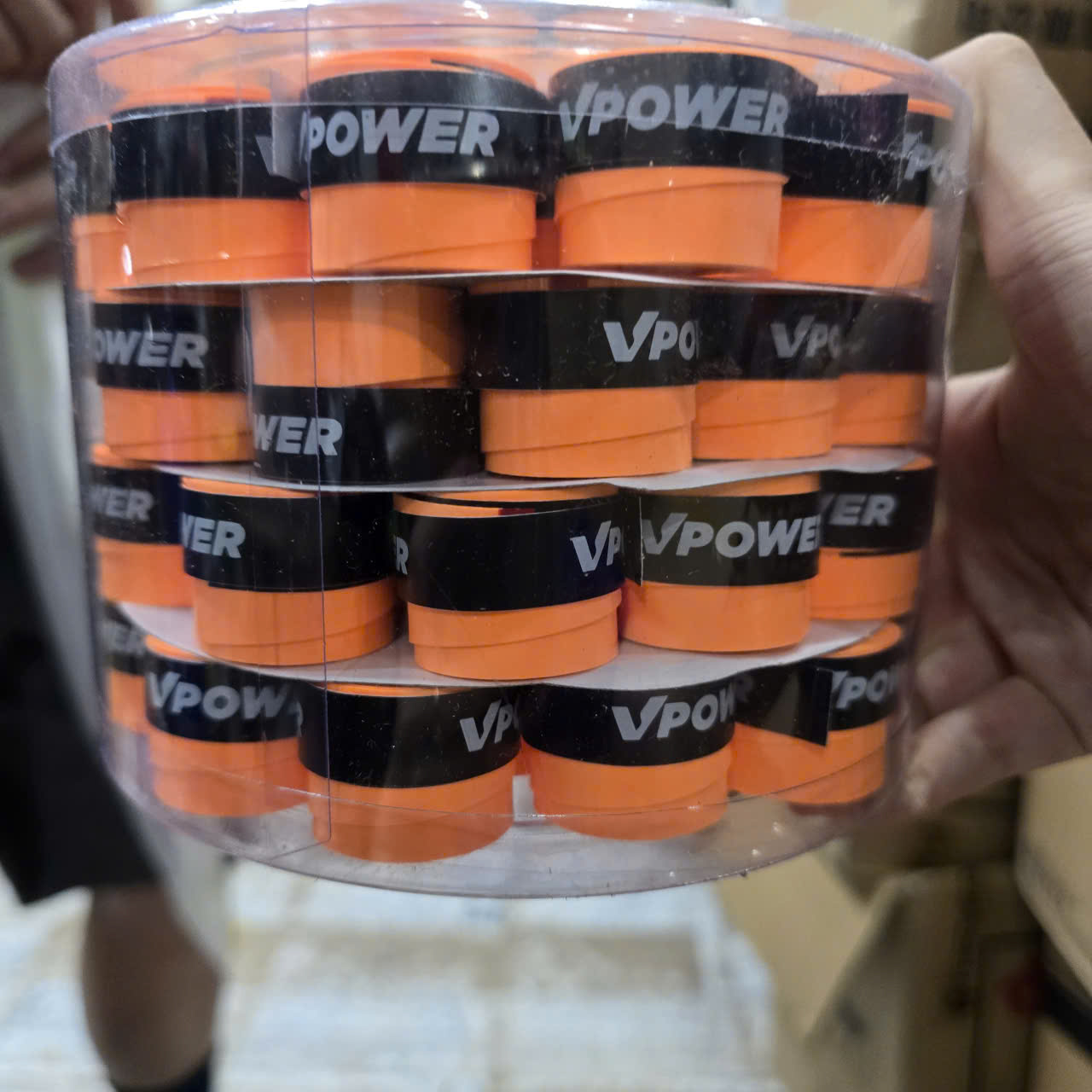 Quấn Cán Vợt Vpower VG200 (Over Grip Pro 200) - Hộp 60 Chiếc
