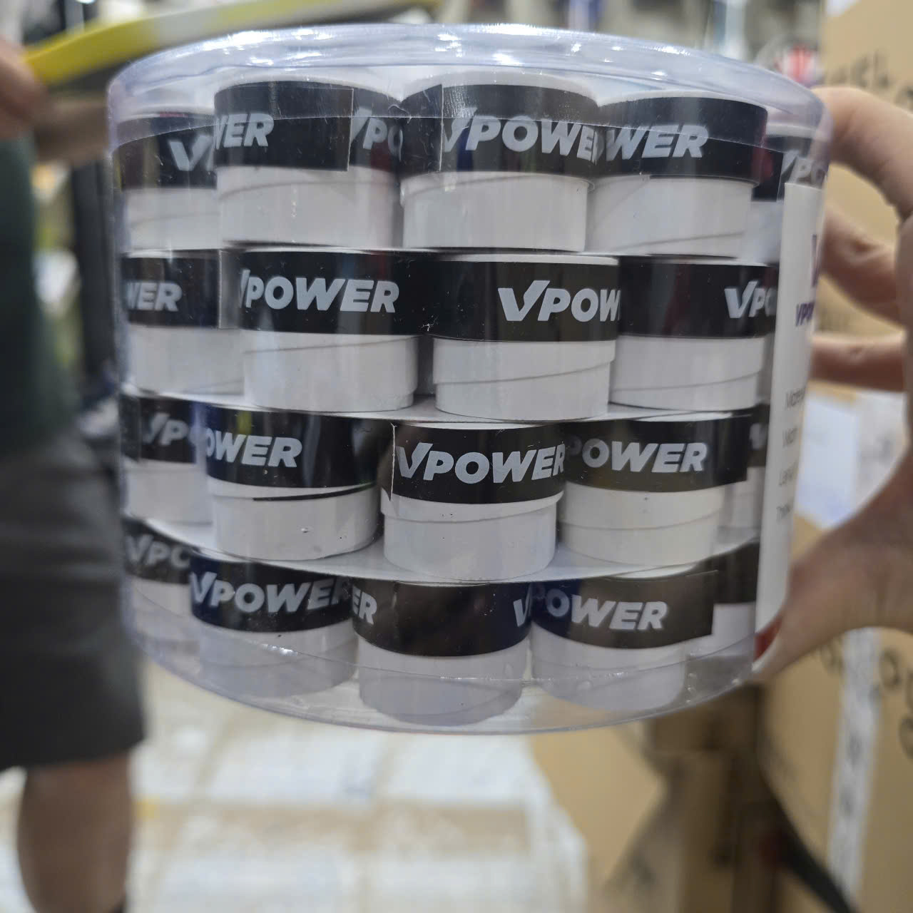 Quấn Cán Vợt Vpower VG200 (Over Grip Pro 200) - Hộp 60 Chiếc