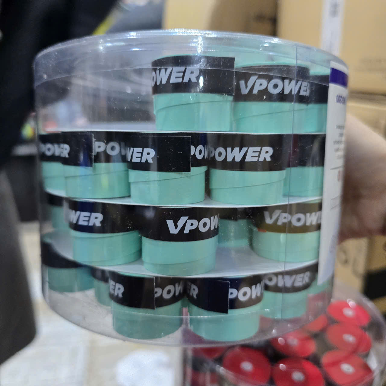 Quấn Cán Vợt Vpower VG200 (Over Grip Pro 200) - Hộp 60 Chiếc
