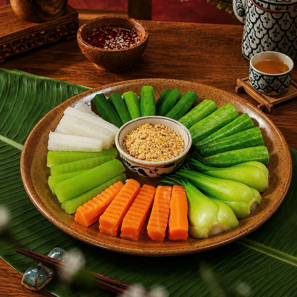 Rau xanh bếp ta