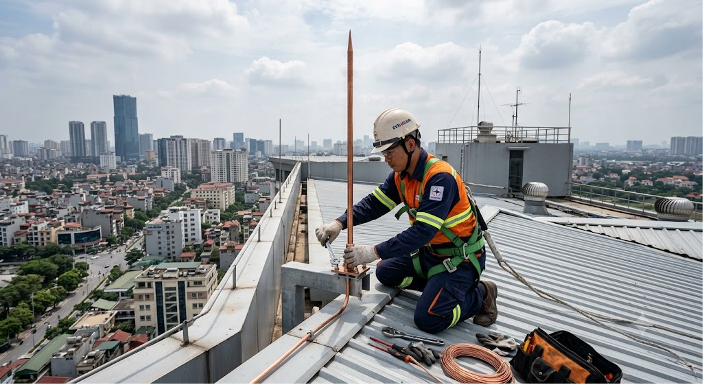 Tìm hiểu về kim thu sét