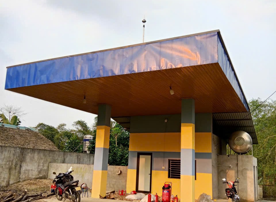 chống sét cây xăng dầu