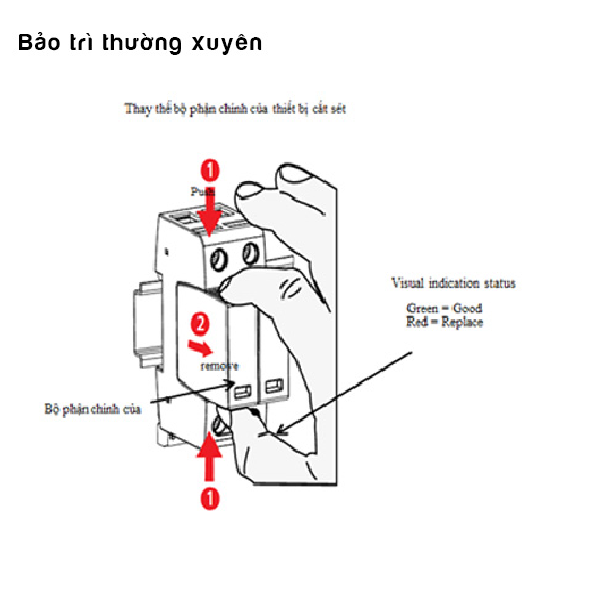 Aptomat chống sét lan truyền 1 fa  OTOWA LS-N2720S