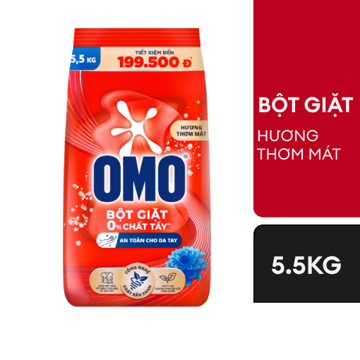 OMO bột giặt công nghệ xanh 5.5kg