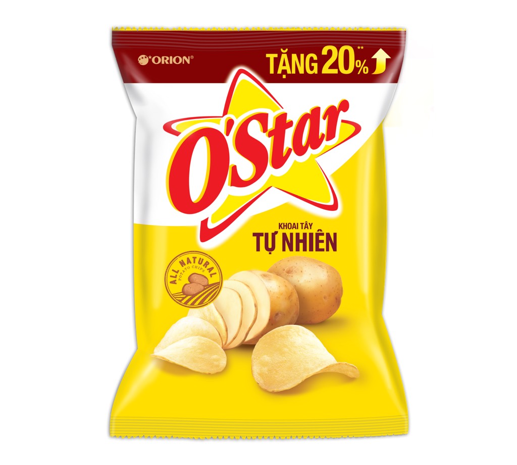 Bim bim Ostar vị Tự nhiên 36g