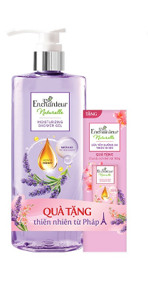 Sữa tắm Enchanteur Naturelle hương hoa lavender 510g
