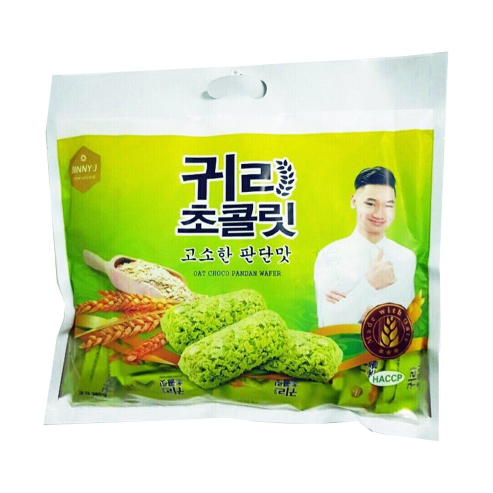 Bánh xốp yến mạch sôcla vị dứa Jinny - J Hàn Quốc 380g