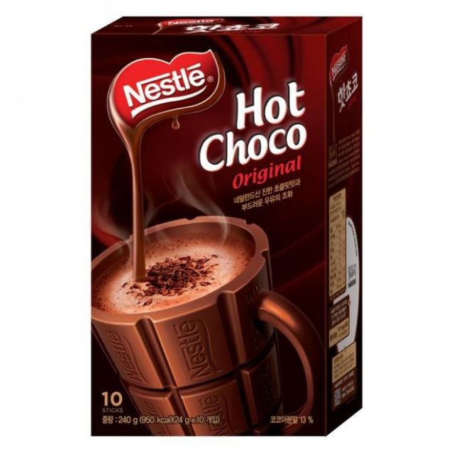 Bột Cacao Nestle Hot Choco Hàn Quốc 240g