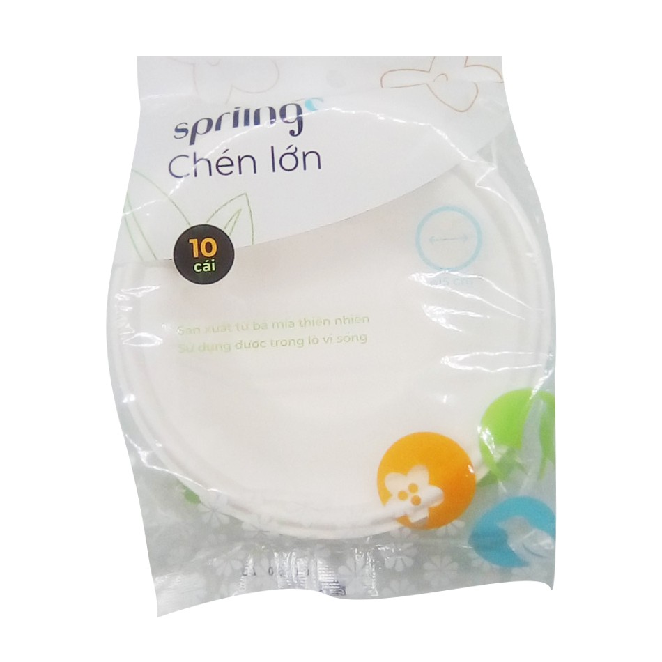 Set 10 chén mía Spriing 15cm