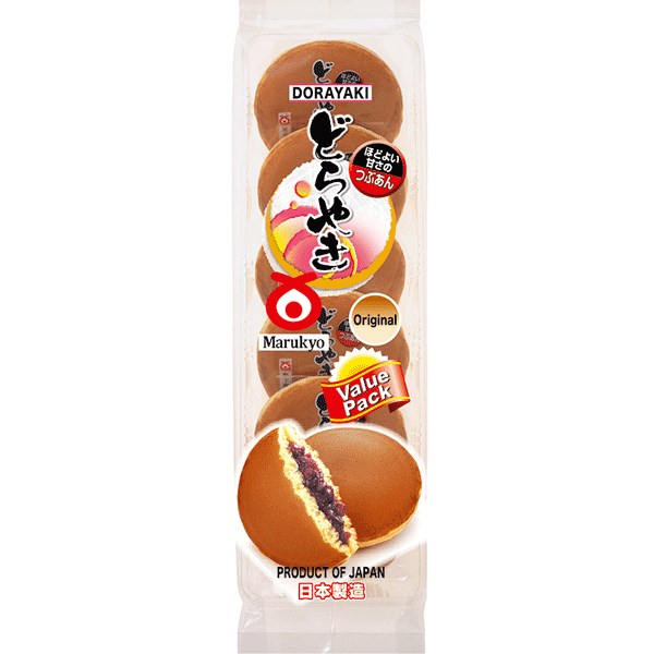 Bánh rán nhân đậu đỏ Marukyo Dorayaki Nhật Bản 310g