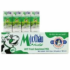 Sữa Mộc Châu vị dừa 180ml * 48 hộp