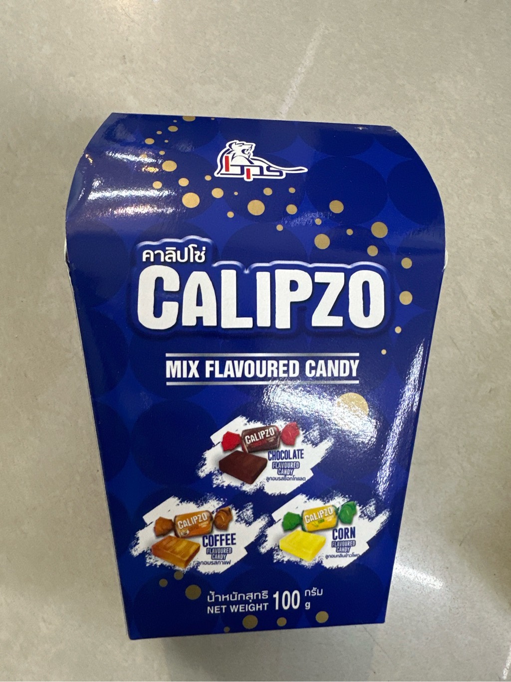 Kẹo Calipzo Mix hình mái nhà Thái Lan 100g