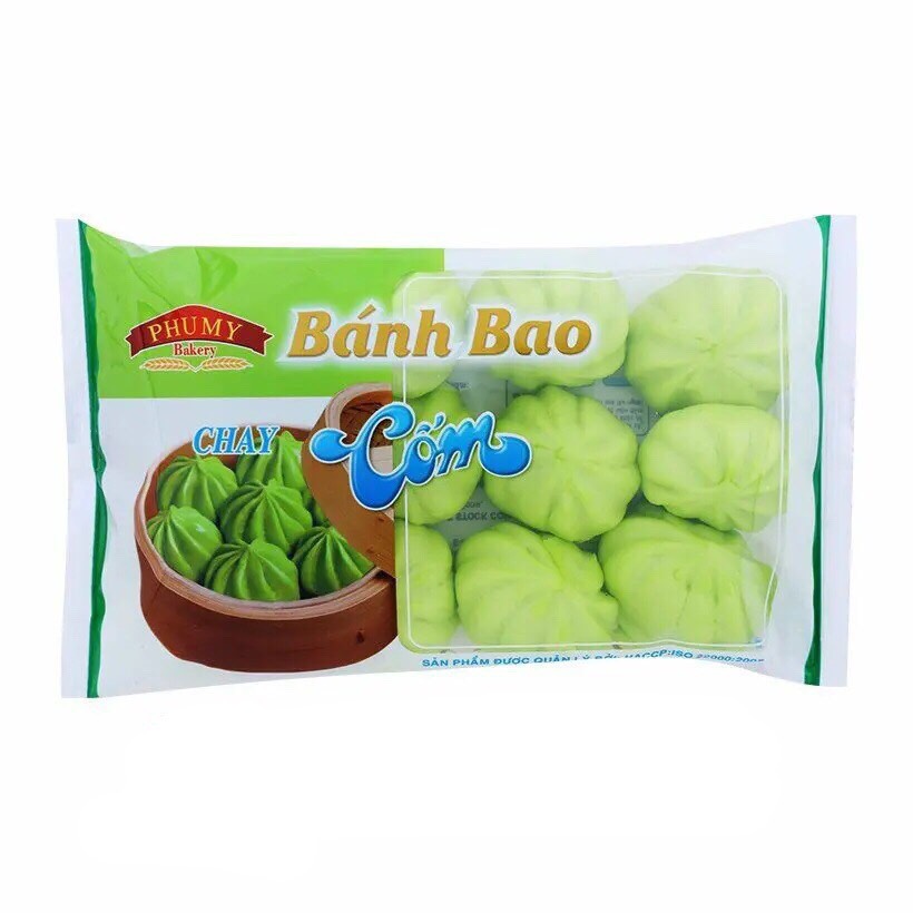 Bánh bao chay cốm Phú Mỹ 200g