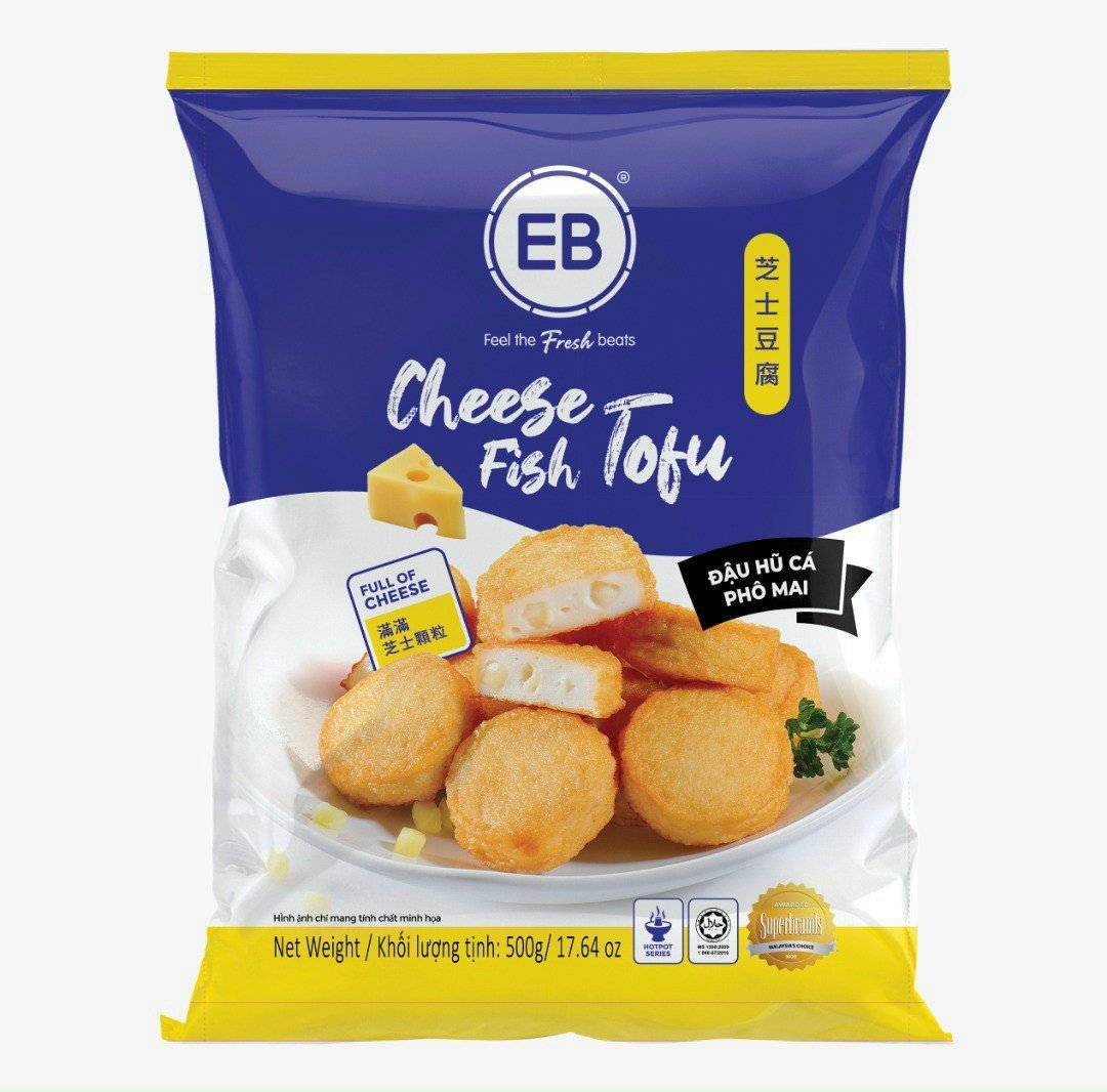 Cá viên đậu hũ phô mai Cheese Tofu Malaysia 500g