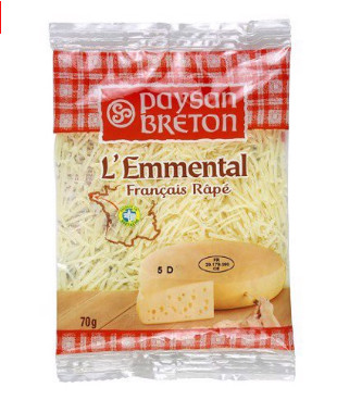 Phô mai sợi Paysan Breton L'Emmental Pháp 70g
