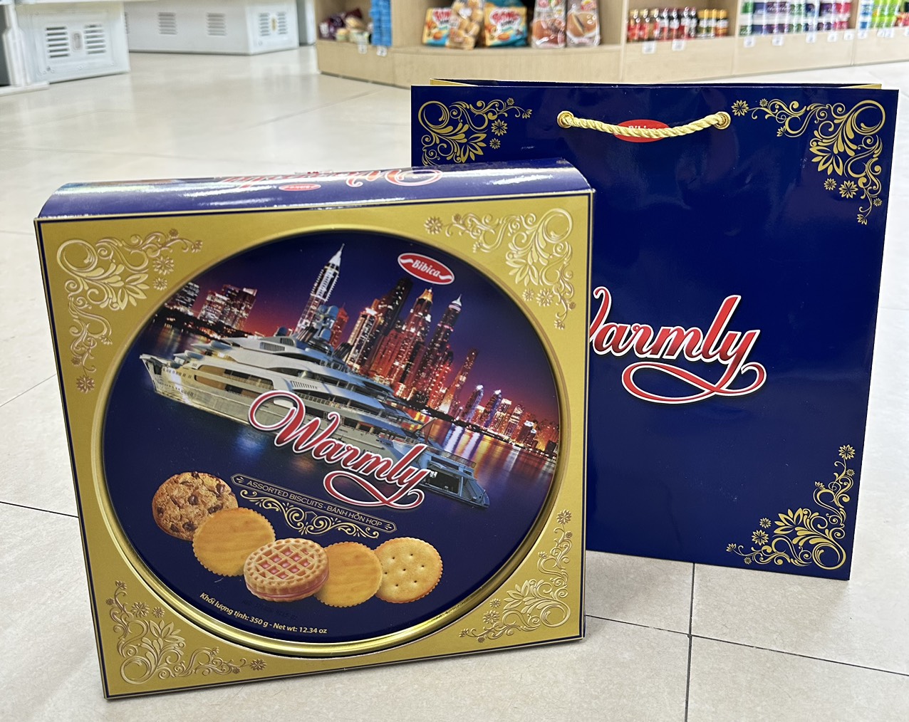 Bánh quy hỗn hợp Warmly Bibica 350g