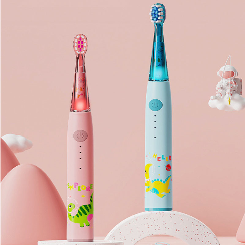 Bàn chải điện Brushie Kids cao cấp đầu lông siêu mềm ,3 chức năng cho bé từ 3 tuổi