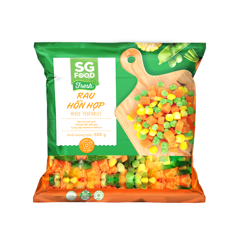 Rau hỗn hợp fresh SG Food 500g
