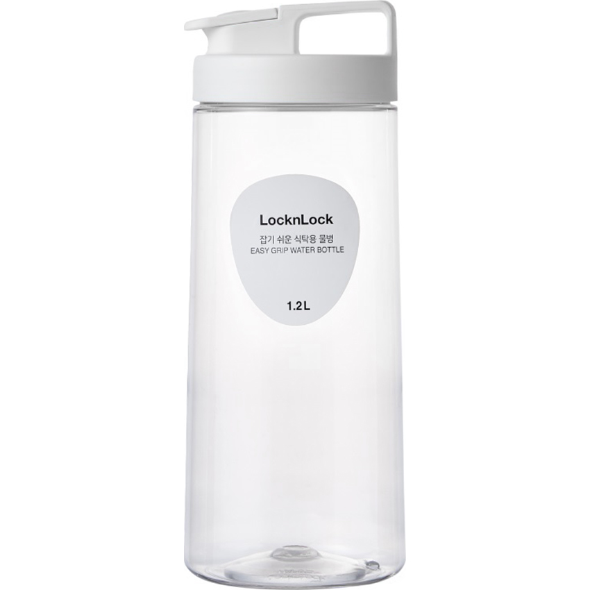 Bình nước Lock&Lock Easy Grip nắp trắng 1.2l HAP813WHT