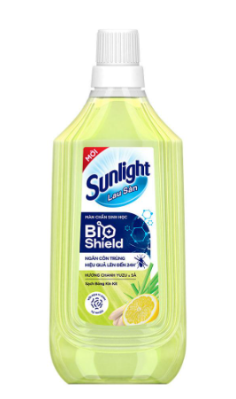 Nước lau sàn Sunlight hương chanh yuzu, sả 1kg