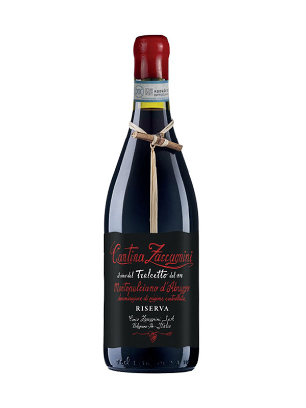 Rượu vang đỏ chát Cantina Zaccagnini Montepulciano d'Abruzzo Riserva 2020 Ý 14% 750ml