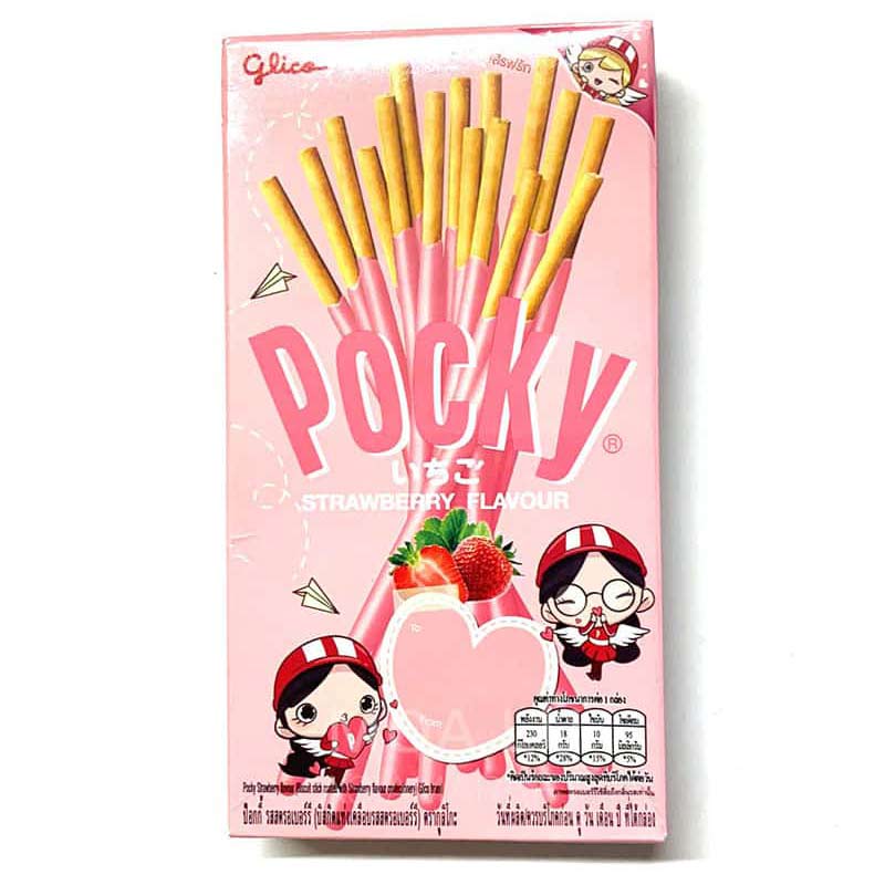 Bánh que Pocky phủ dâu Thái Lan 38g