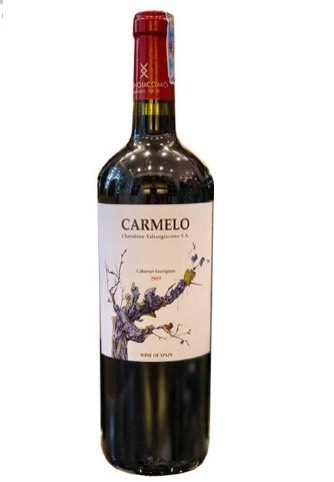 Rượu vang đỏ chát Carmelo Tây Ban Nha 13,5% 750ml