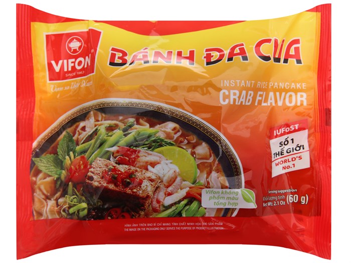 Bánh đa cua Vifon 60g*30 gói