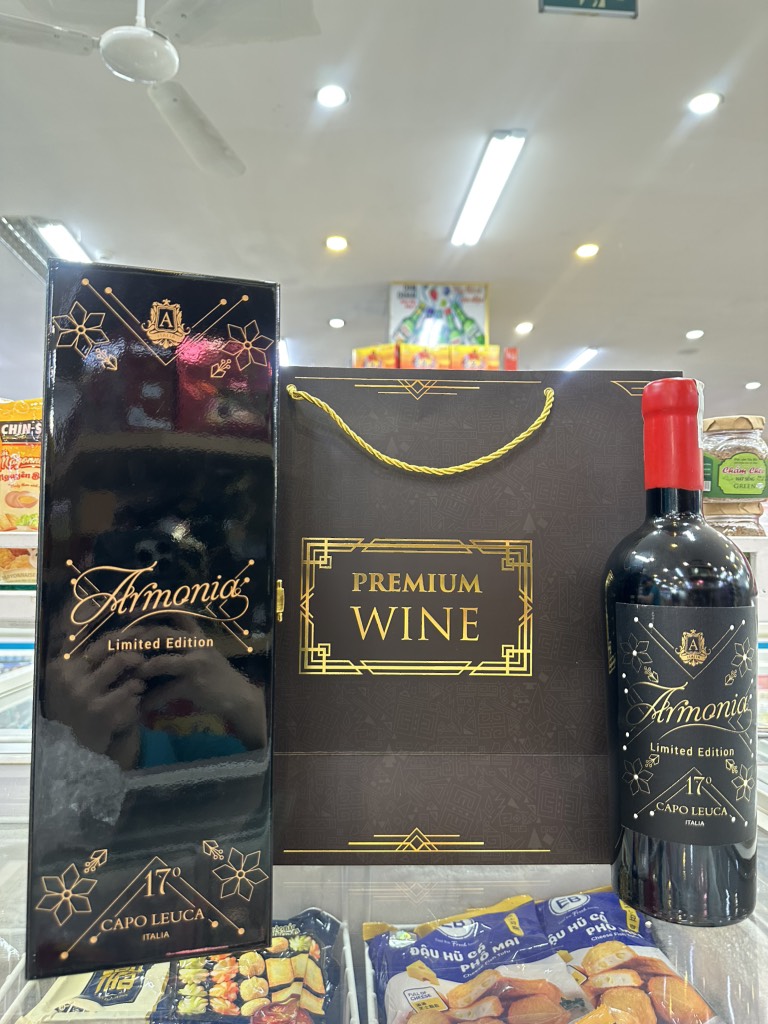 Rượu vang đỏ chát Armonia Mottura 17% Ý 750ml