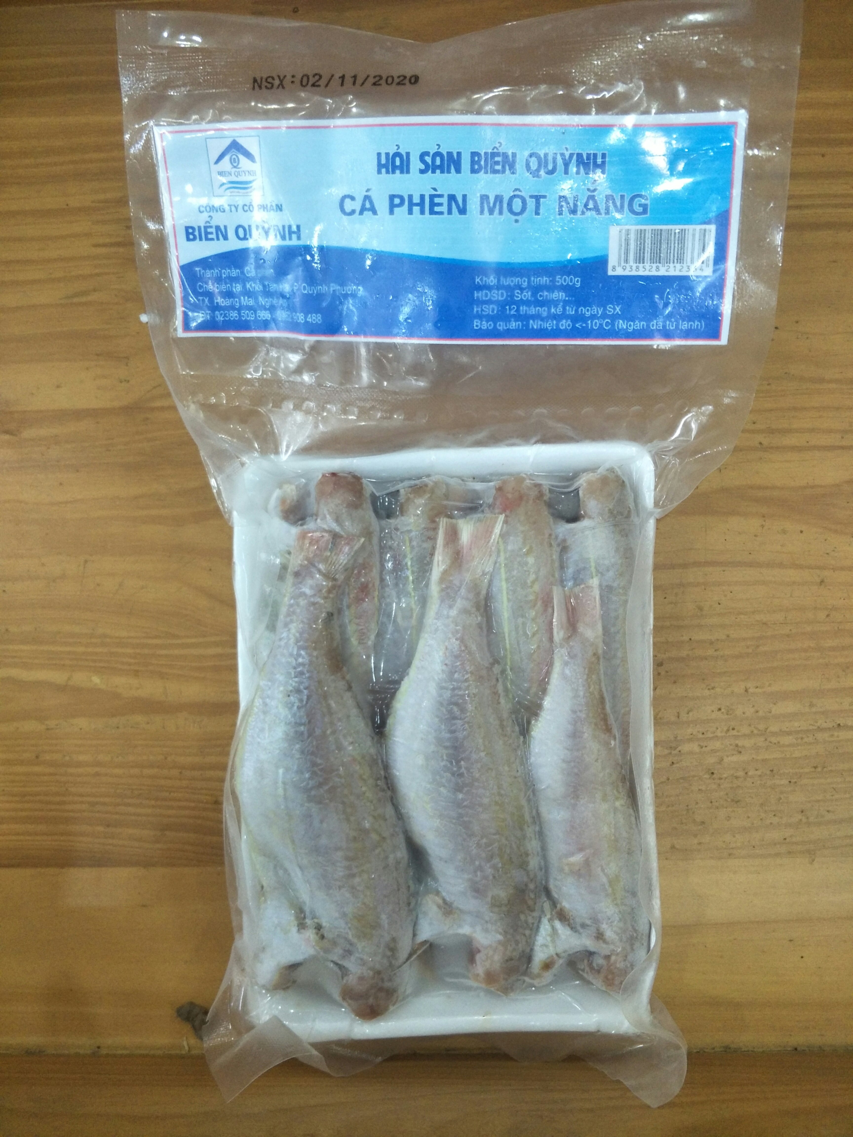 Cá phèn một nắng Biển Quỳnh 500g