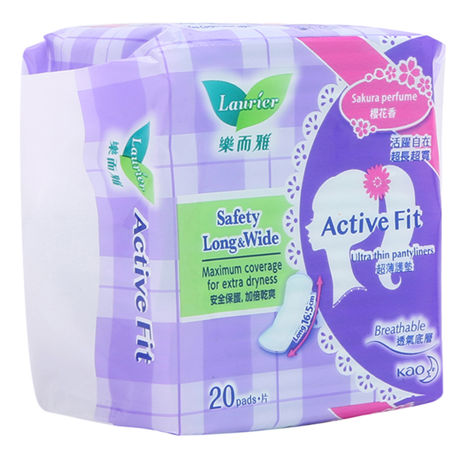 Băng vệ sinh Laurier ngày đầu - ngày cuối hương hoa anh đào 20M
