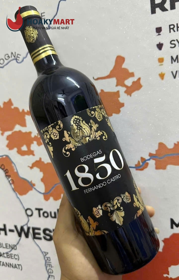 Rượu vang đỏ ngọt 0% Bodegas 1850 Tây Ban Nha 750ml