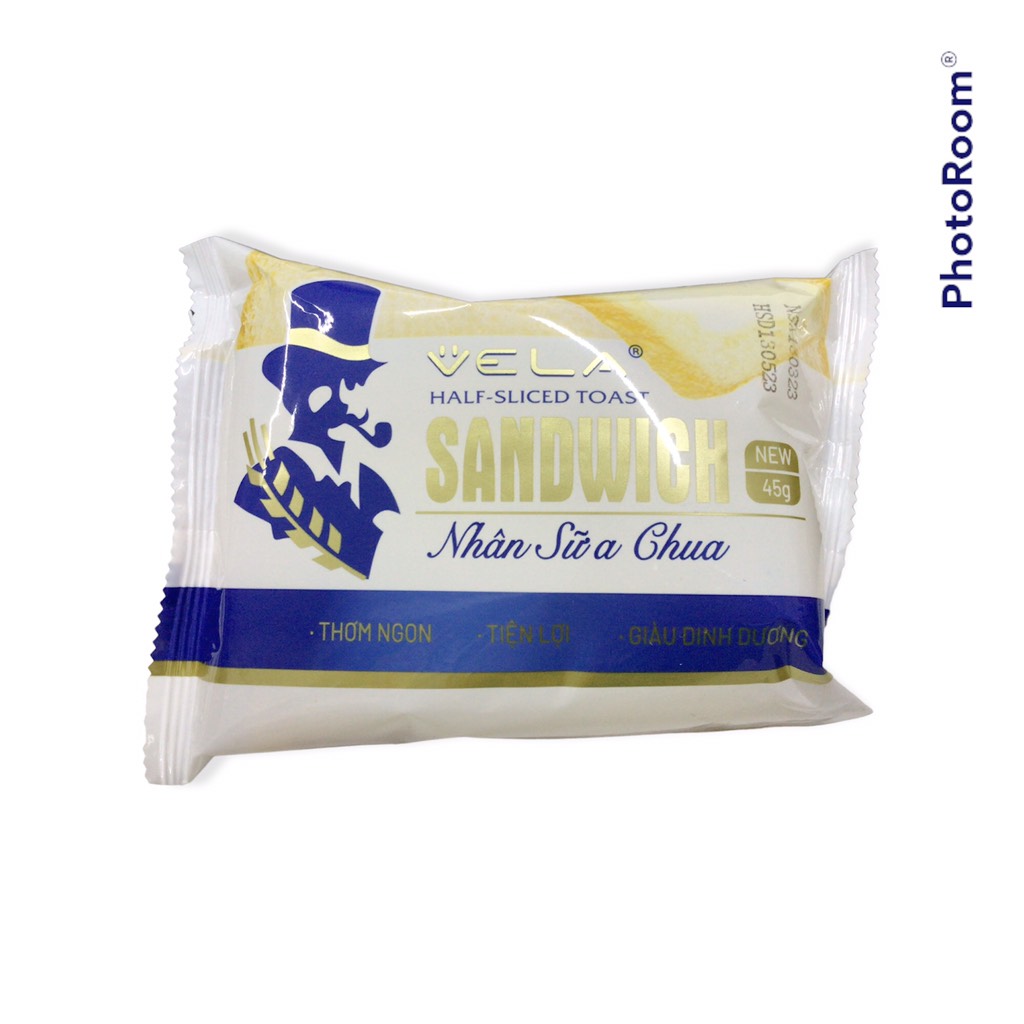 Bánh mì sandwich VELA nhân sữa chua 45g