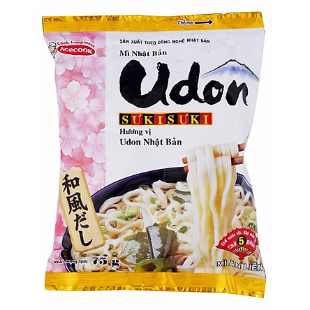 Mì ăn liền Udon Sưki Sưki  Acecook 75g
