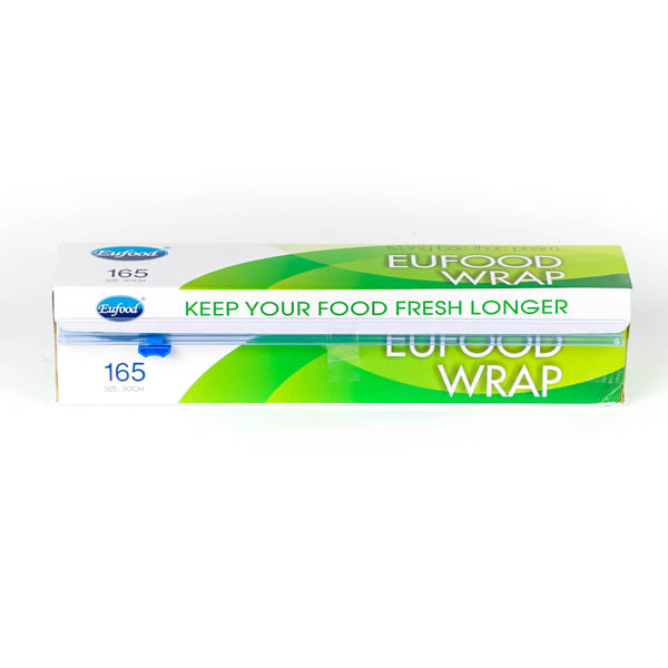 Màng bọc TP Eufood Wrap hộp 165*30cm dao gạt táo xanh