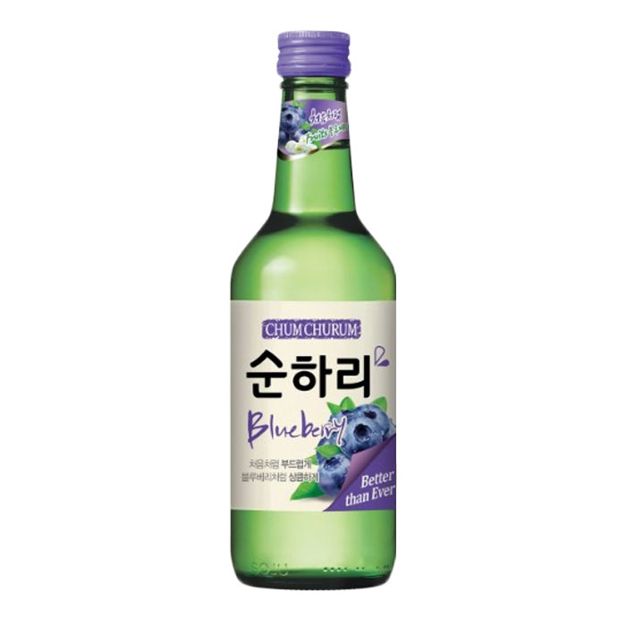 Rượu Soju Chum Churum vị việt quất Hàn Quốc 360ml