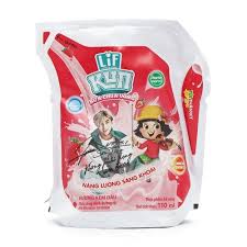 Sữa chua uống hương kem dâu Kun túi 24*110ml