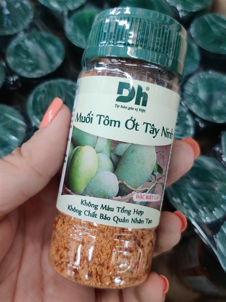 Muối tôm ớt Tây Ninh DH Food 60g