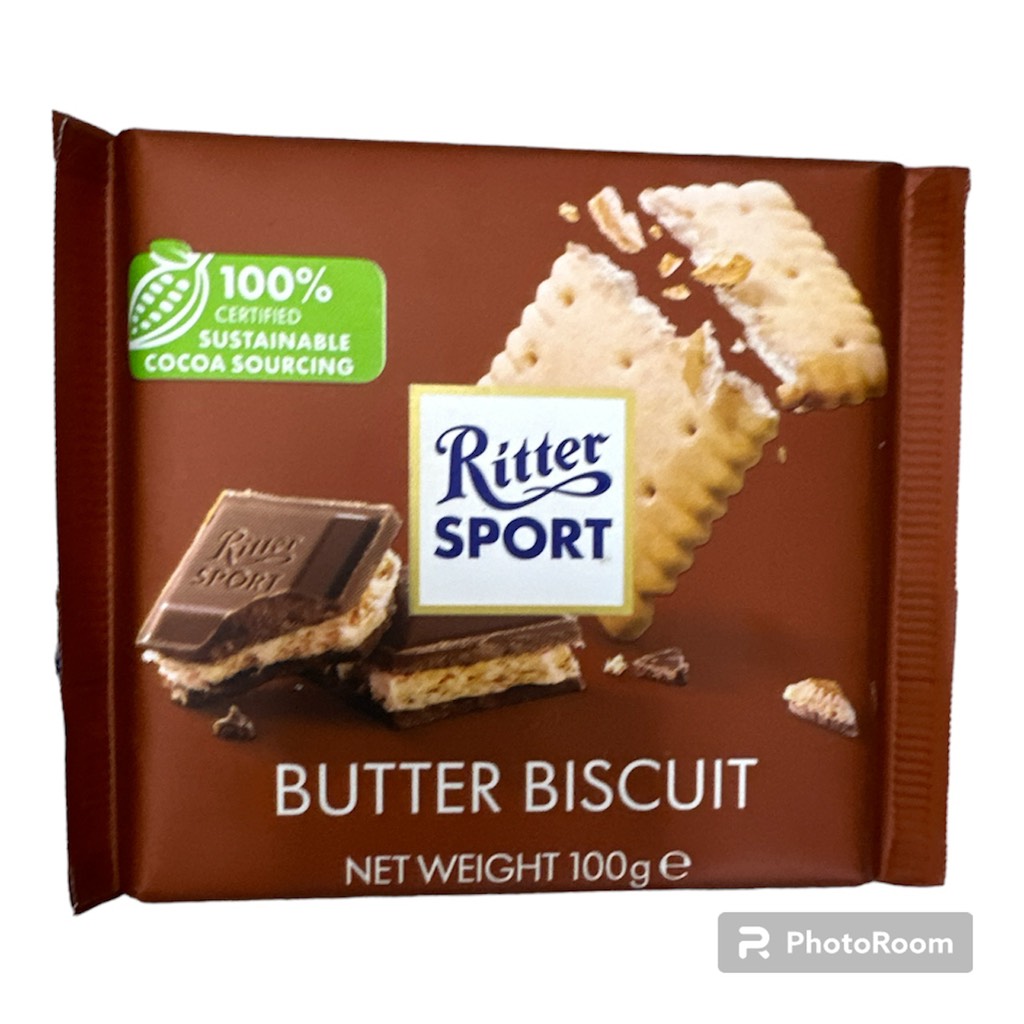 Socola sữa nhân bánh quy Ritter Sport Đức 100g