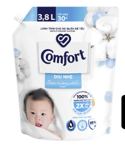Nước Xả Comfort dịu nhẹ thơm hương phấn 2,3l
