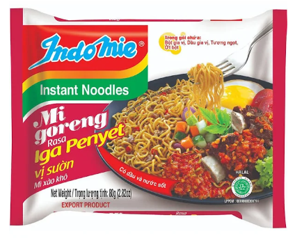 Mì xào khô Indomie vị sườn 80g