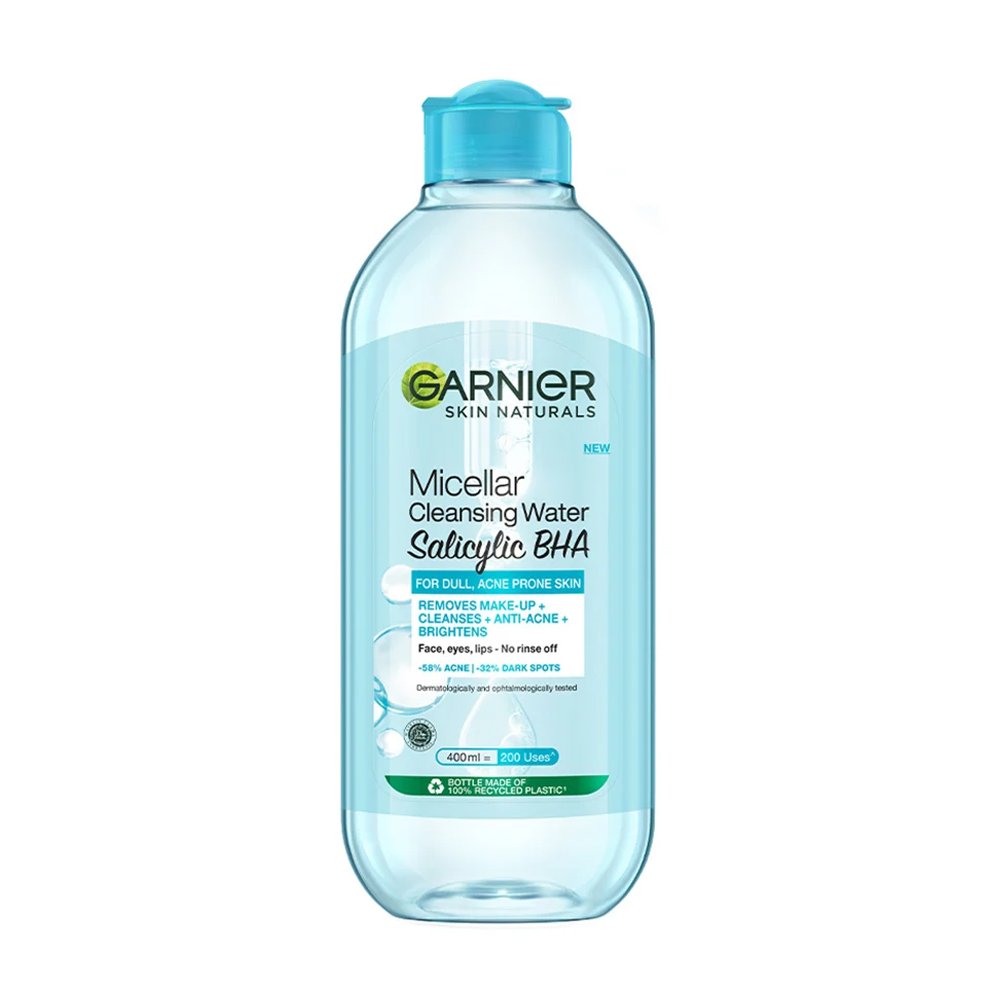 Nước tẩy trang Garnier Pure Active cho da dầu mụn 400ml Pháp