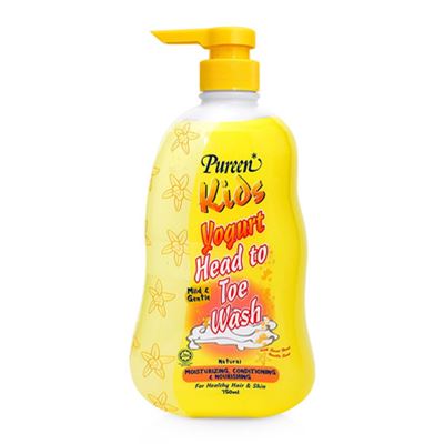 Sữa tắm gội Pureen cho bé tinh chất sữa chua 750ml Malaysia