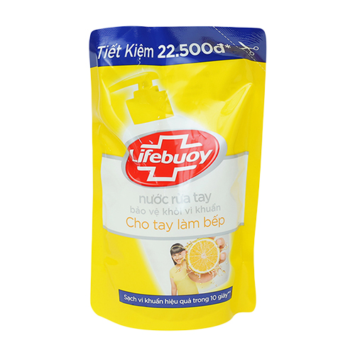 Nước rửa tay Lifebuoy cho tay làm bếp túi 400g