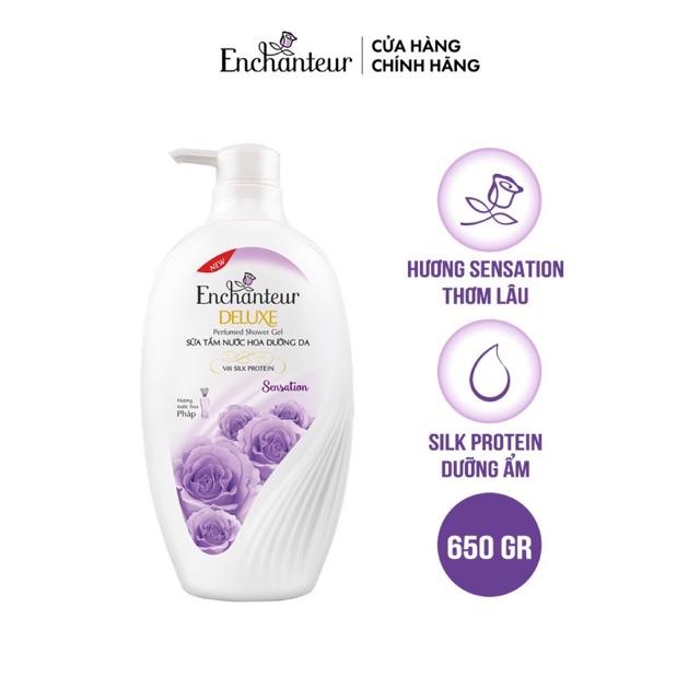 Sữa tắm Enchanteur Sensation hương nước hoa tím 650g