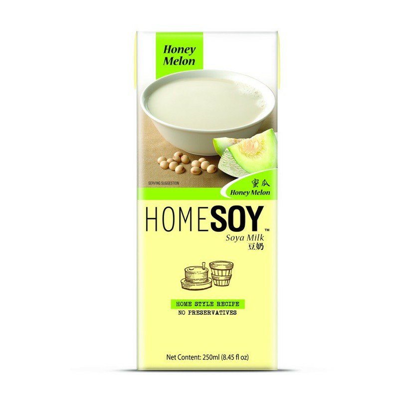 Sữa đậu nành Homesoy vị dưa lưới Malaysia  250ml