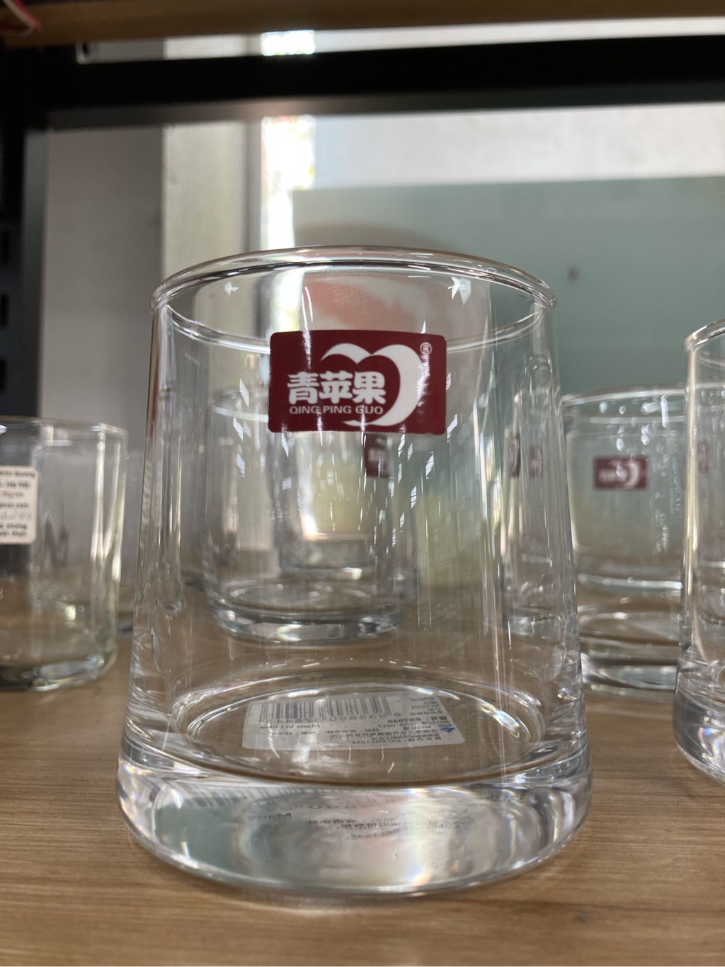 Bộ 6 ly thuỷ tinh thấp Deli trơn 260ml