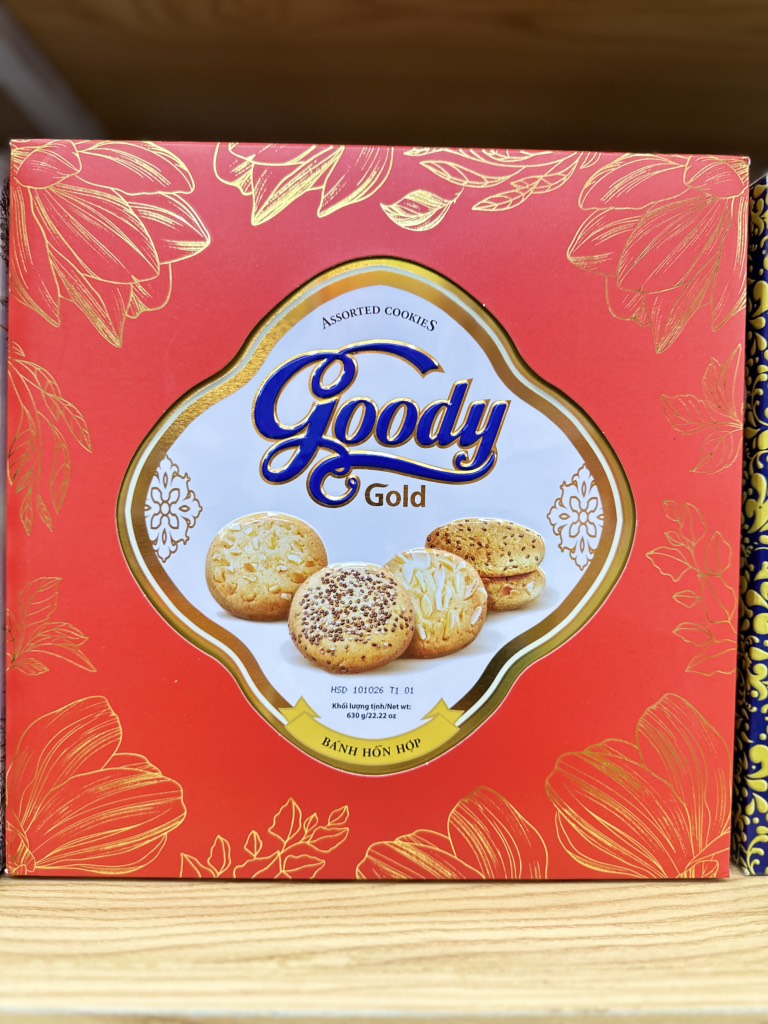 Bánh quy hỗn hợp Goody Gold 630g